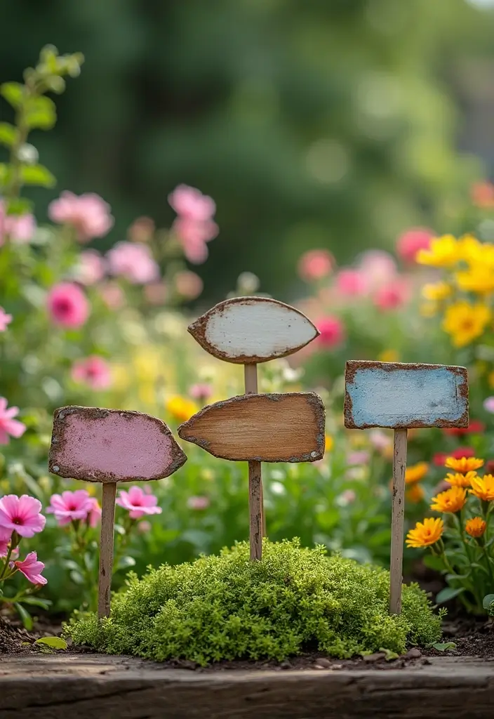 30 Grow a Garden Cosmetic Ideas Roblox Fans Will Enjoy - 22. Creative Garden Labels