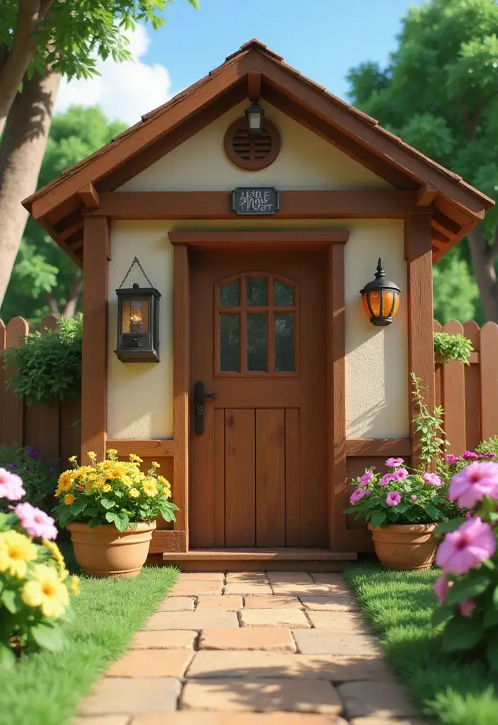 30 Grow a Garden Entrance Ideas Roblox Game Builds You’ll Love - 10. Cozy Cottage Entrance