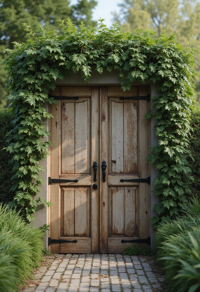 30 Grow a Garden Entrance Ideas Roblox Game Builds You’ll Love - 21. Vintage Garden Gate