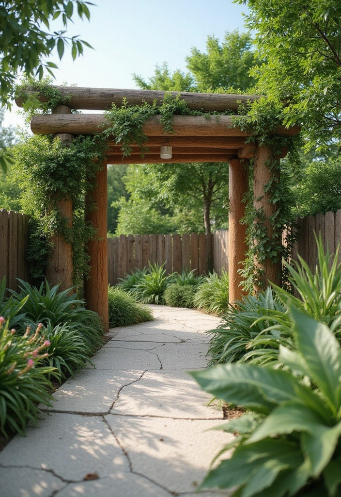 30 Grow a Garden Entrance Ideas Roblox Game Builds You’ll Love - 27. Eco-Friendly Entrance