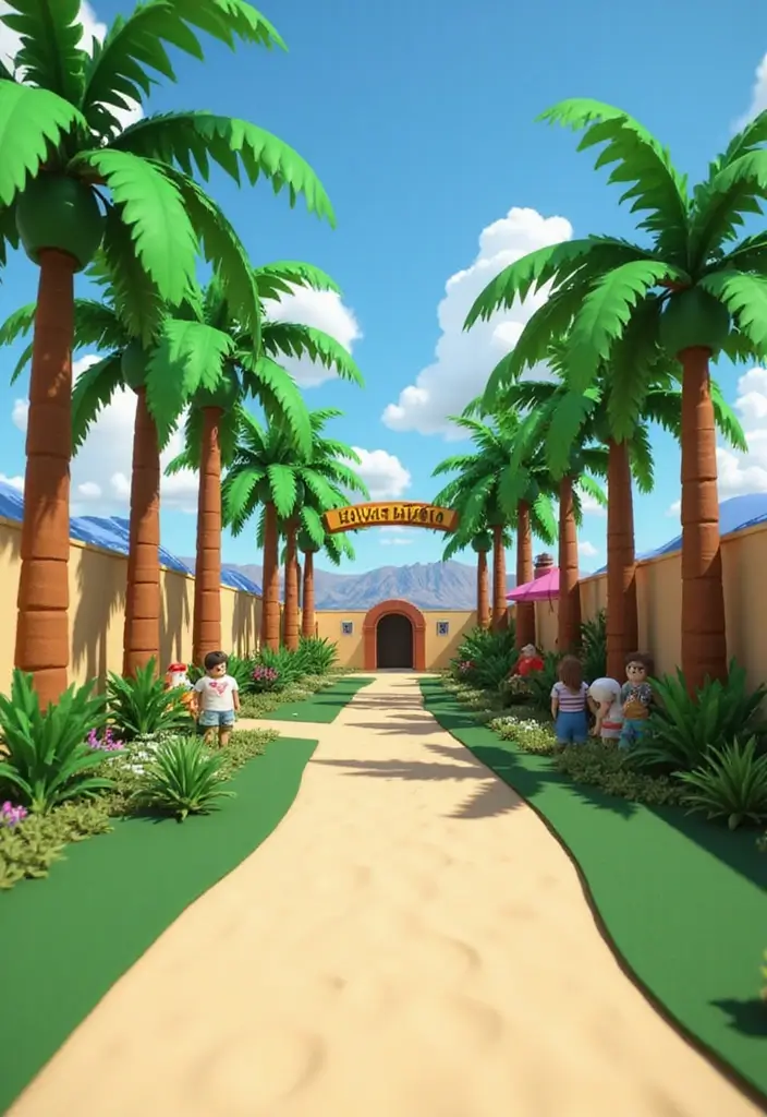 30 Grow a Garden Entrance Ideas Roblox Game Builds You’ll Love - 5. Themed Garden Entrance