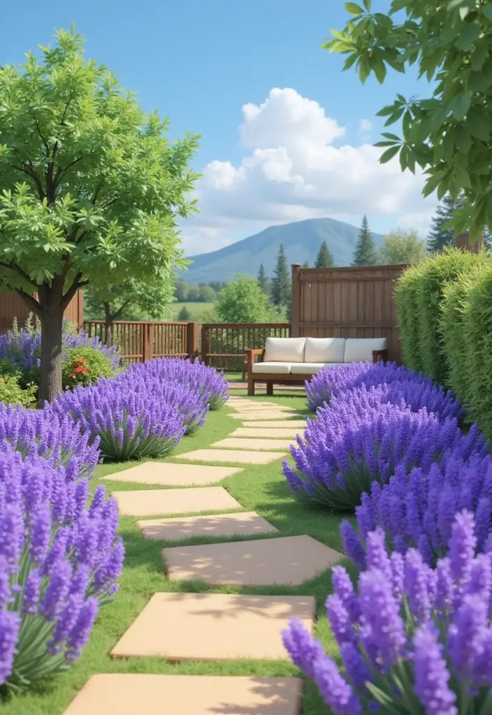 30 Inspiring Grow a Garden Roblox Game Layout Builds to Try - 20. Lavender Dreams Garden