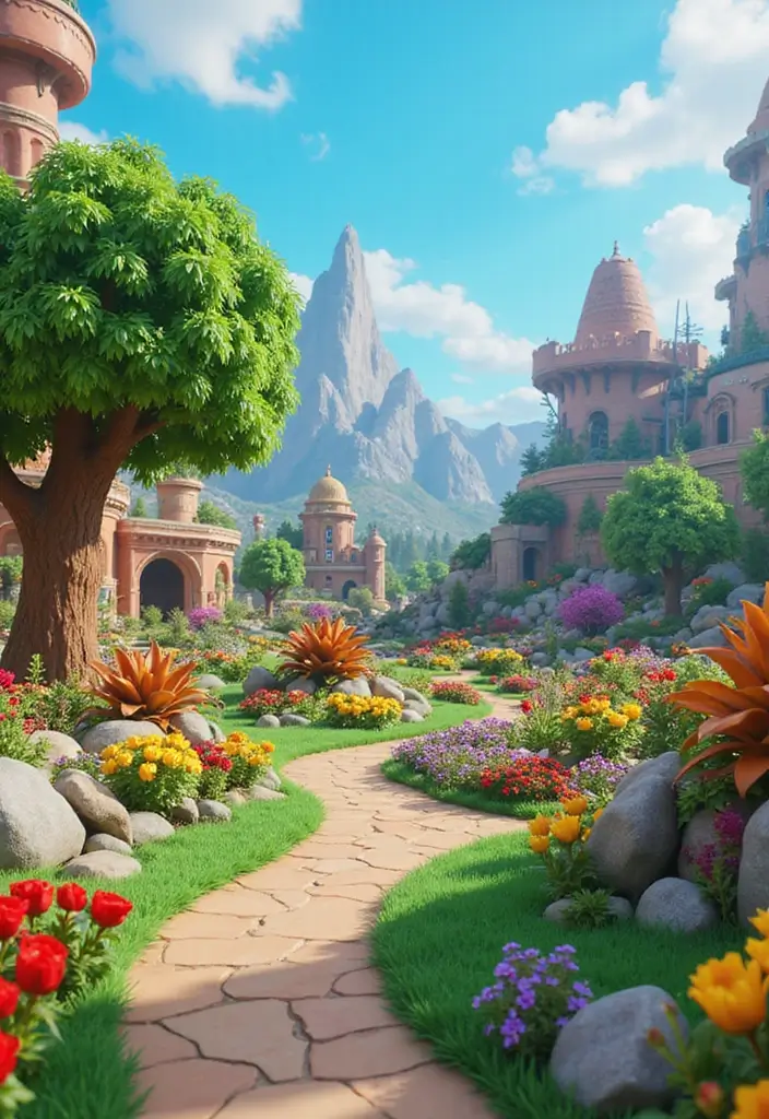 30 Inspiring Grow a Garden Roblox Game Layout Builds to Try - 21. Hero's Garden