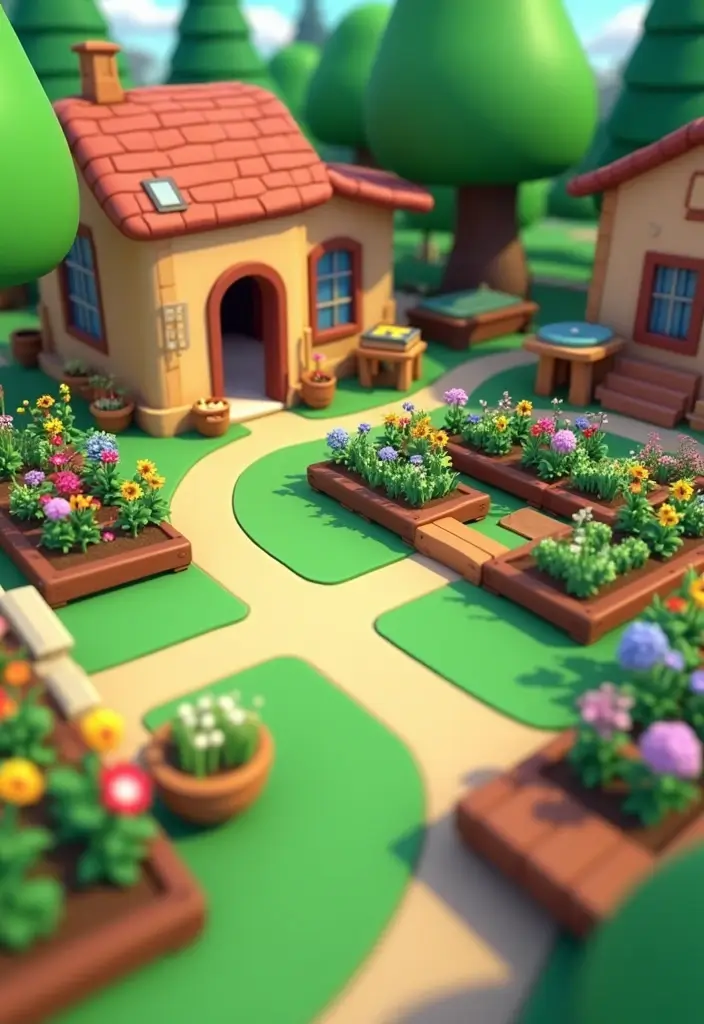 30 Inspiring Grow a Garden Roblox Game Layout Builds to Try - 24. Community Unity Garden