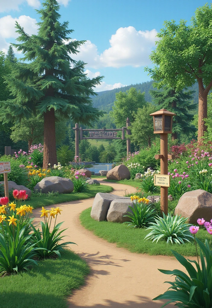 30 Inspiring Grow a Garden Roblox Game Layout Builds to Try - 25. Wildlife Habitat Garden