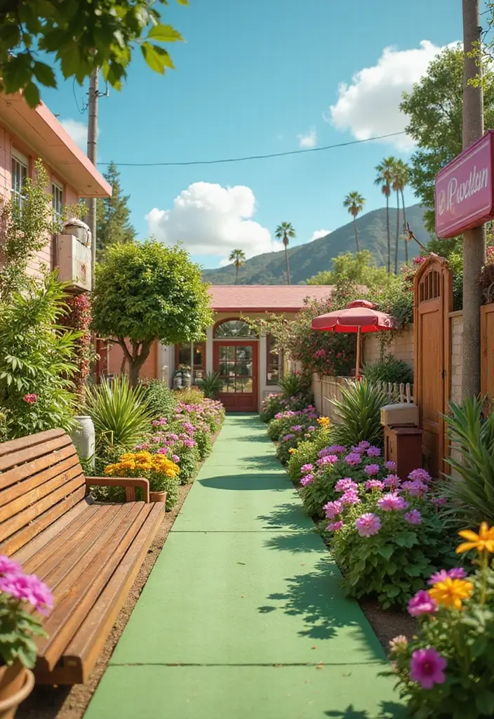 30 Inspiring Grow a Garden Roblox Game Layout Builds to Try - 29. Retro Garden