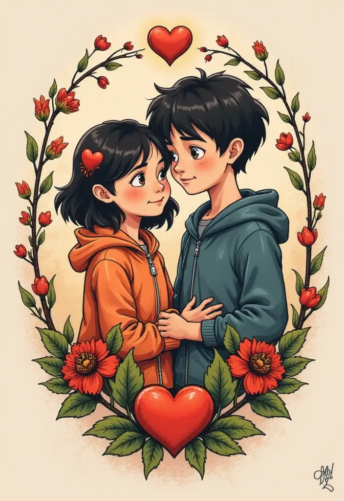 30 Magical Over the Garden Wall Tattoo Ideas for Fans - 28. Family Bonds