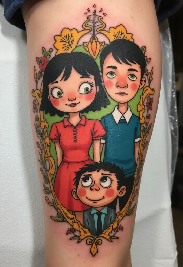 30 Magical Over the Garden Wall Tattoo Ideas for Fans - 3. Character Portraits