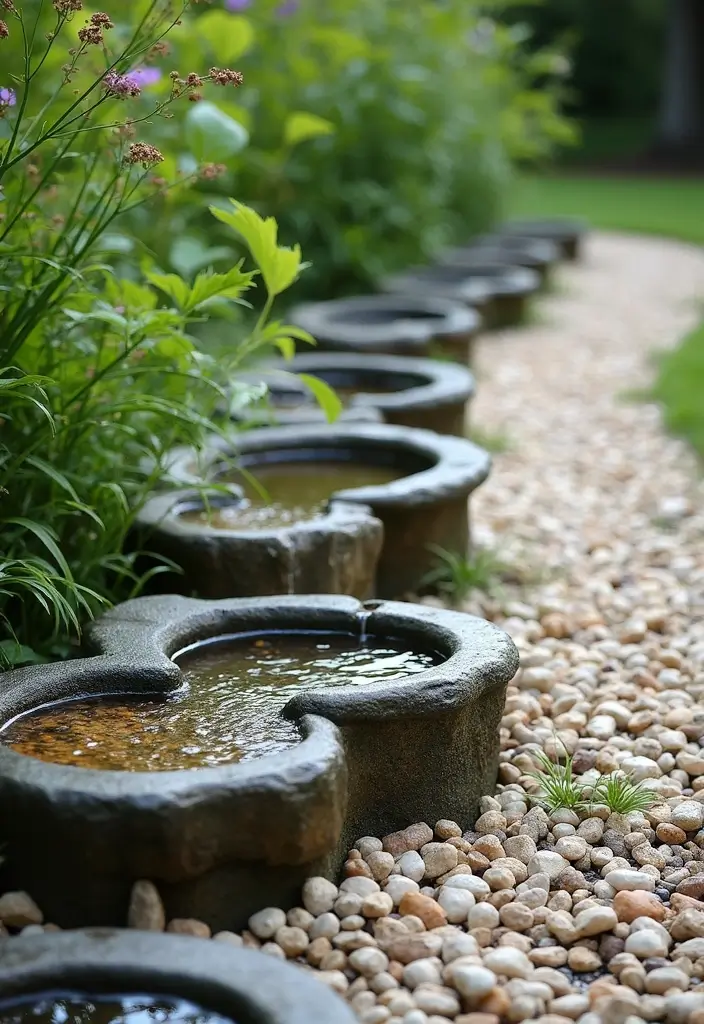 30 Mesmerizing Water Features in the Garden You’ll Want to Recreate - 26. Water Feature Border