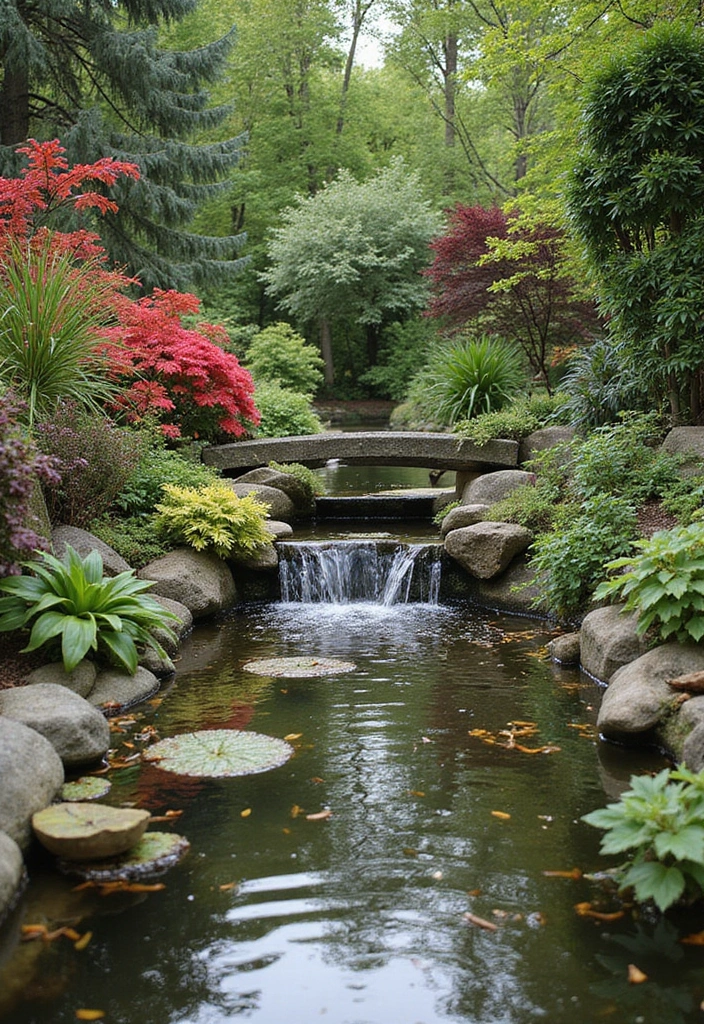 30 Mesmerizing Water Features in the Garden You’ll Want to Recreate - 29. Seasonal Water Garden