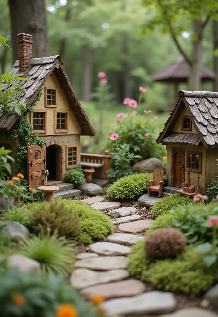30 Over the Garden Wall Aesthetic Ideas for Cozy Fall Vibes - 10. Fairy Garden Accents
