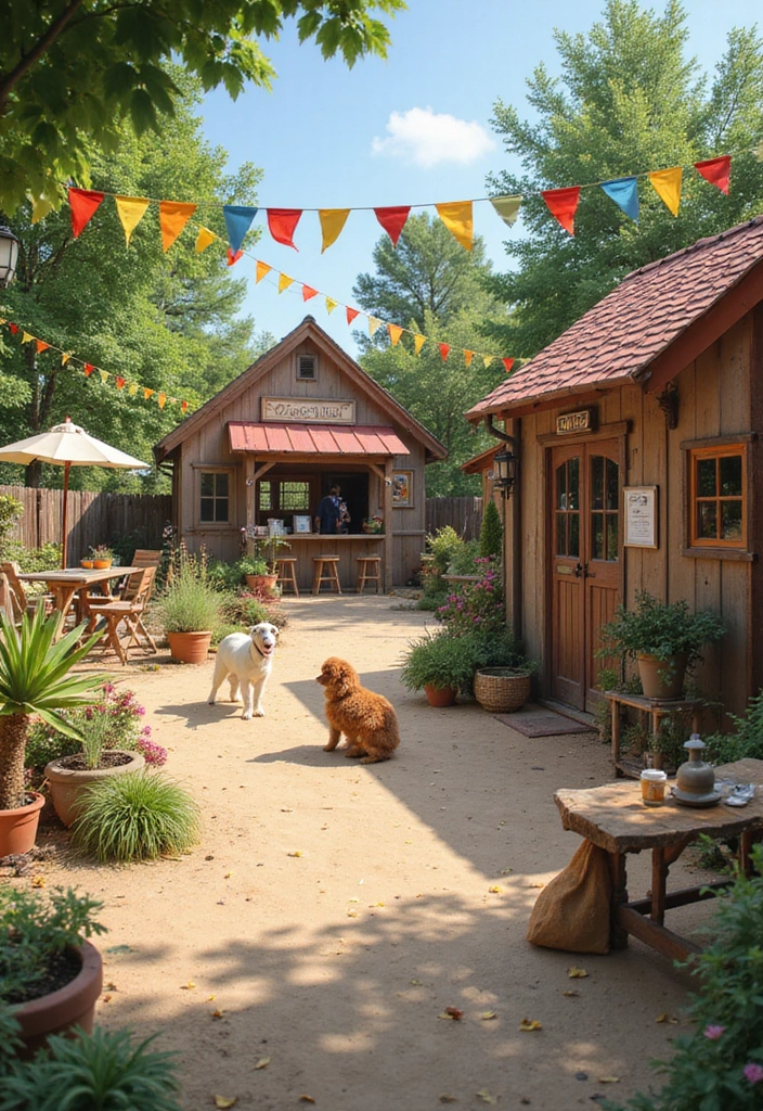 30 Over the Garden Wall Aesthetic Ideas for Cozy Fall Vibes - 25. Seasonal Garden Petting Zoo