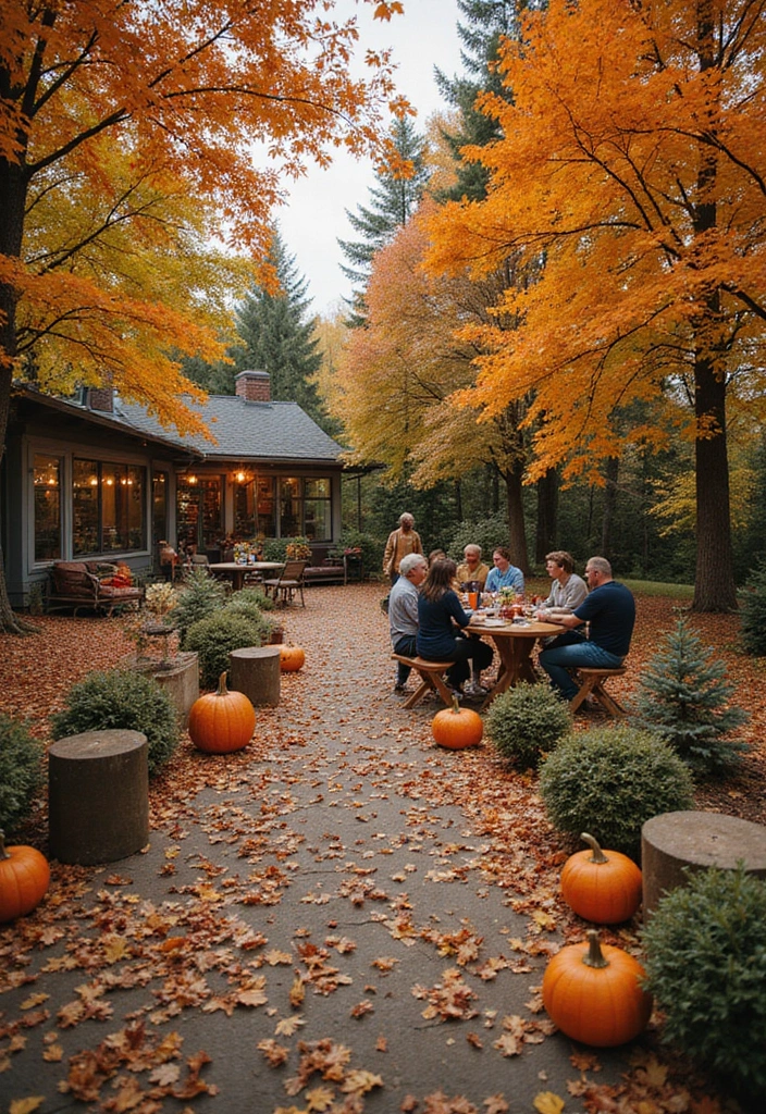 30 Over the Garden Wall Aesthetic Ideas for Cozy Fall Vibes - 26. Autumn-Themed Garden Parties