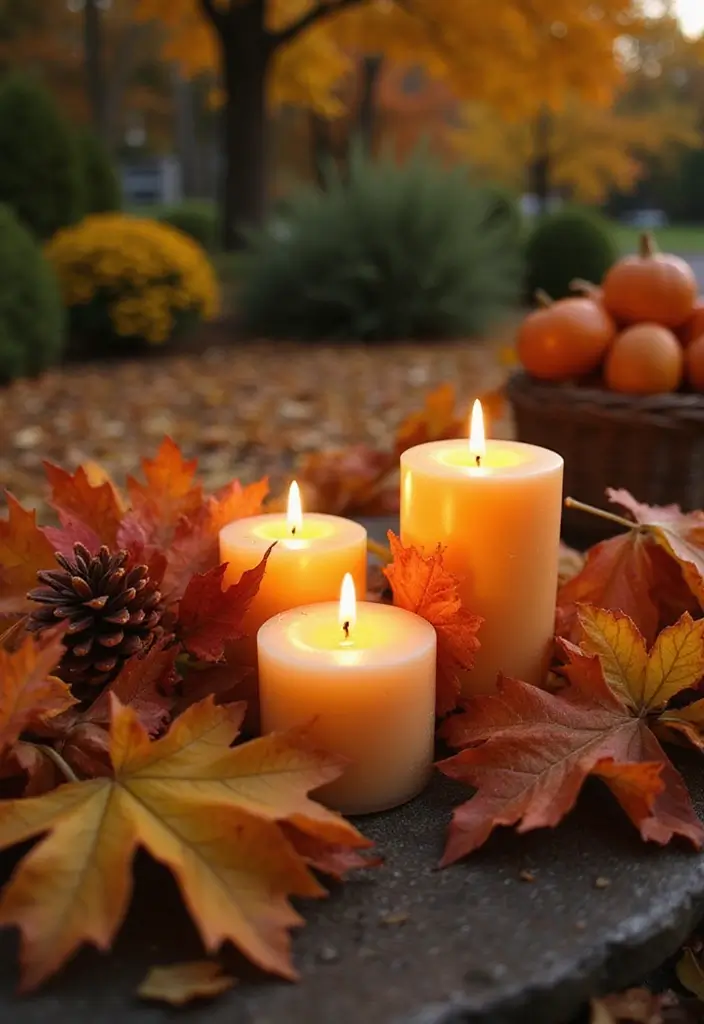 30 Over the Garden Wall Aesthetic Ideas for Cozy Fall Vibes - 27. Seasonal Garden Scented Candles