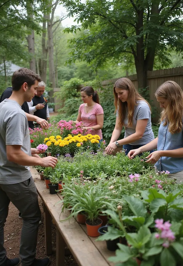 30 Over the Garden Wall Aesthetic Ideas for Cozy Fall Vibes - 29. Community Plant Swaps