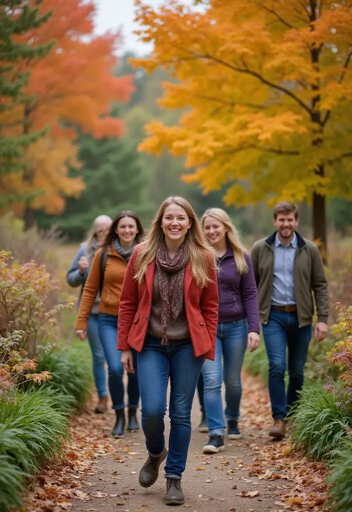 30 Over the Garden Wall Aesthetic Ideas for Cozy Fall Vibes - 30. Fall Nature Walks