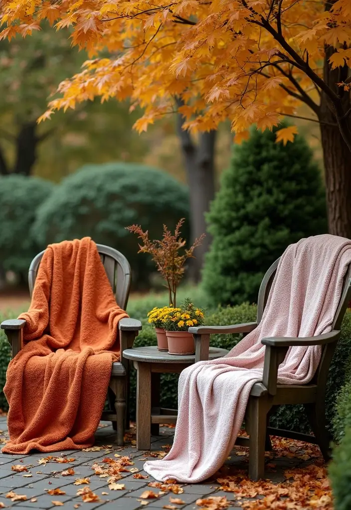 30 Over the Garden Wall Aesthetic Ideas for Cozy Fall Vibes - 8. Cozy Blankets and Throws