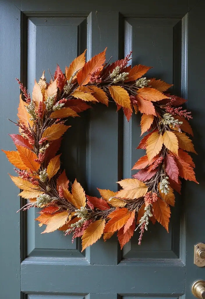 30 Over the Garden Wall Aesthetic Ideas for Cozy Fall Vibes - 9. Autumn-Inspired Wreaths