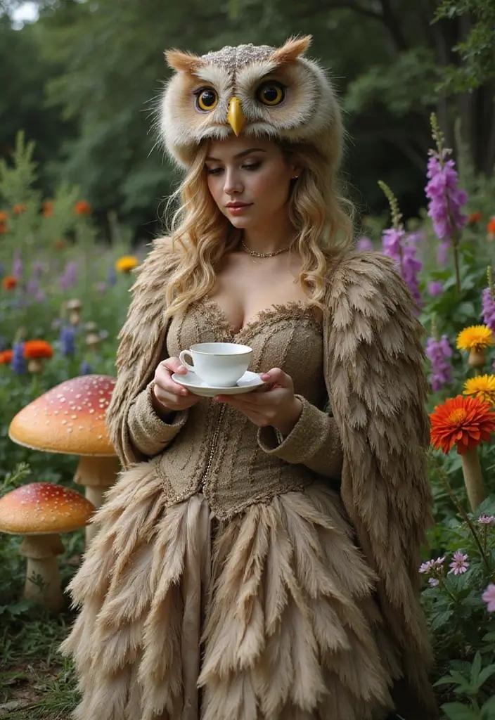 30 Over the Garden Wall Costume Ideas for Fans of the Show - 8. The Tea-Toting Owl