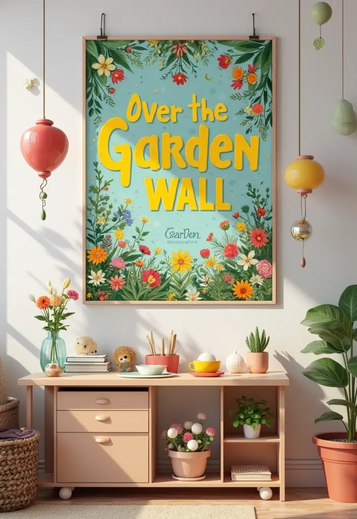 30 Over the Garden Wall Poster Designs to Decorate Your Room - 11. Garden Party Themes