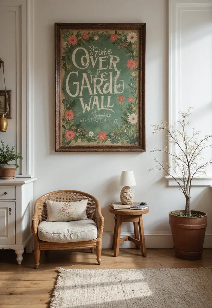 30 Over the Garden Wall Poster Designs to Decorate Your Room - 13. Vintage Signage Art