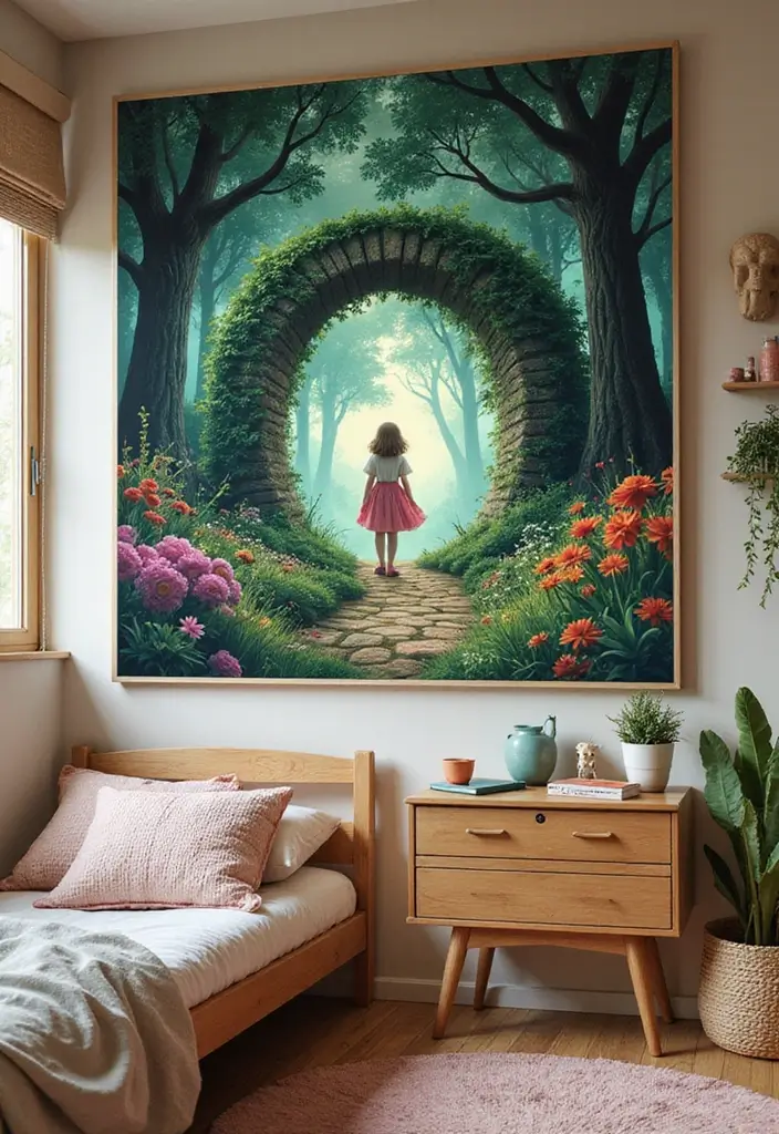 30 Over the Garden Wall Poster Designs to Decorate Your Room - 24. Mysterious Garden Gateways