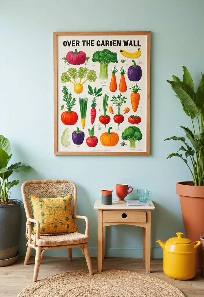 30 Over the Garden Wall Poster Designs to Decorate Your Room - 27. Colorful Vegetable Gardens