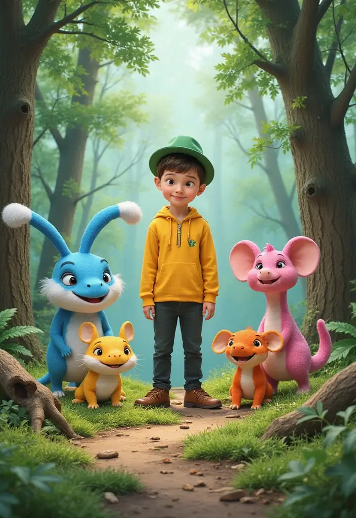 30 Over the Garden Wall Wirt Artworks That Capture His Spirit - 13. Wirt’s Enchanted Companions