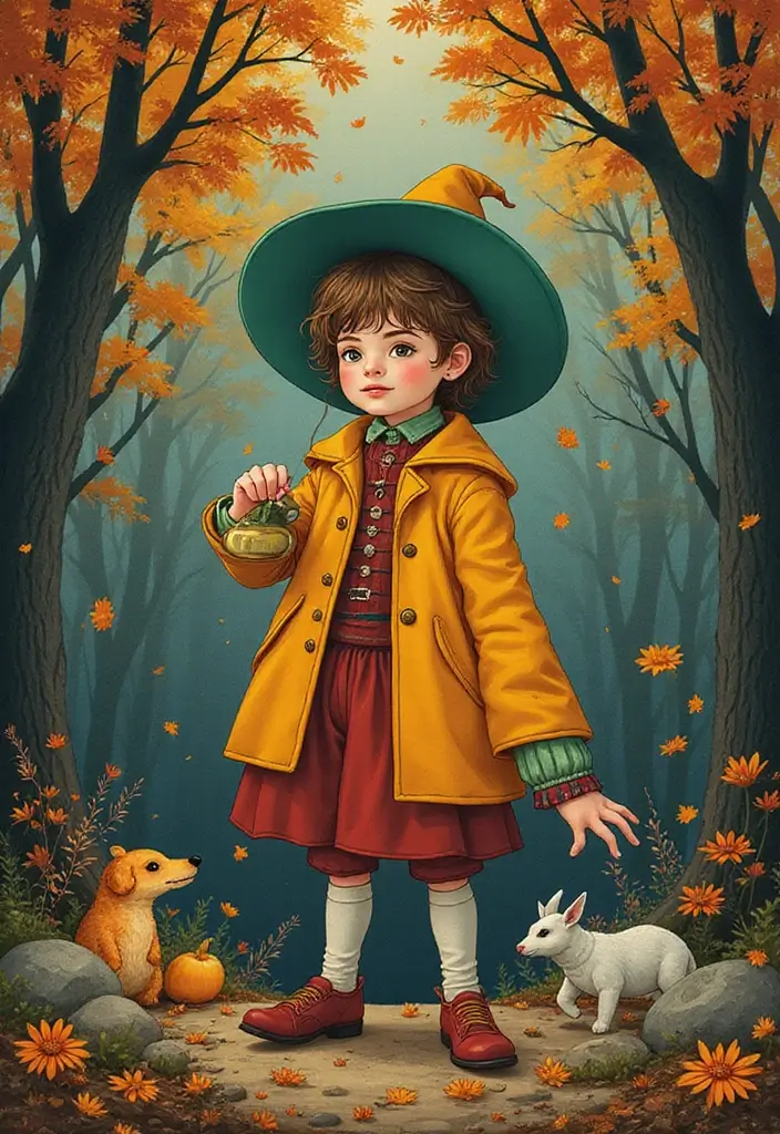 30 Over the Garden Wall Wirt Artworks That Capture His Spirit - 17. Wirt’s Folklore Adventures