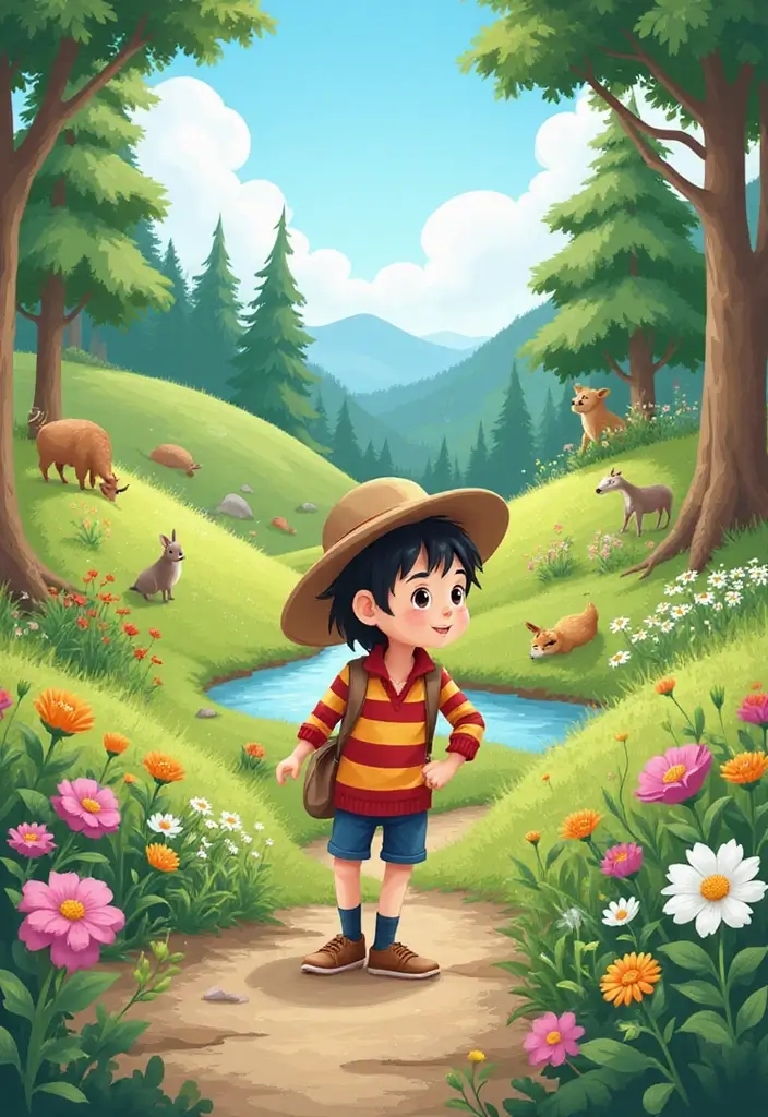 30 Over the Garden Wall Wirt Artworks That Capture His Spirit - 20. Wirt with Nature’s Wonders