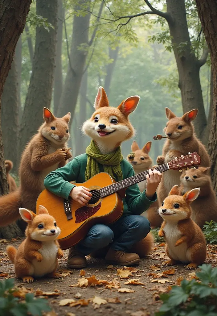 30 Over the Garden Wall Wirt Artworks That Capture His Spirit - 28. Wirt’s Adventure with Music