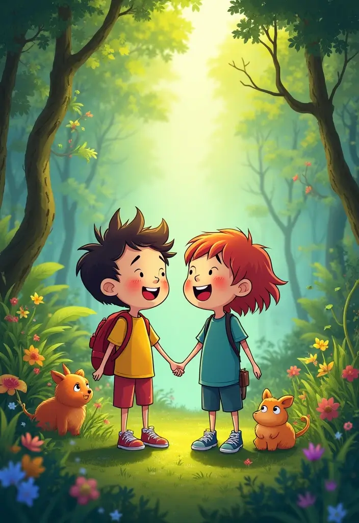 30 Over the Garden Wall Wirt Artworks That Capture His Spirit - 3. Wirt and Greg’s Sibling Bond