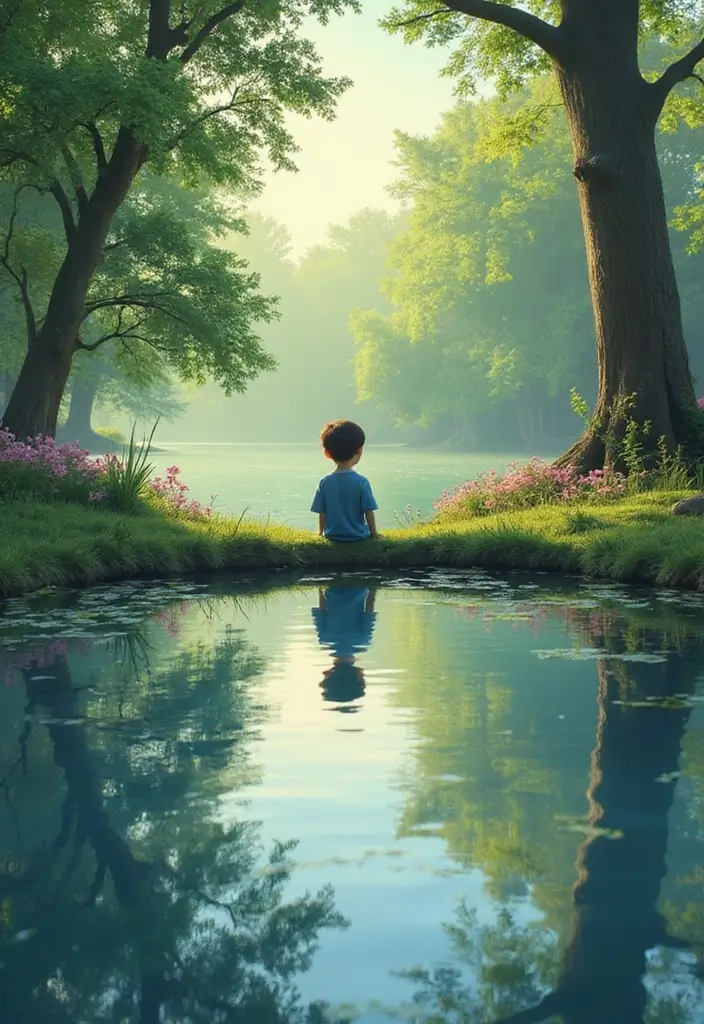 30 Over the Garden Wall Wirt Artworks That Capture His Spirit - 8. Wirt’s Reflections