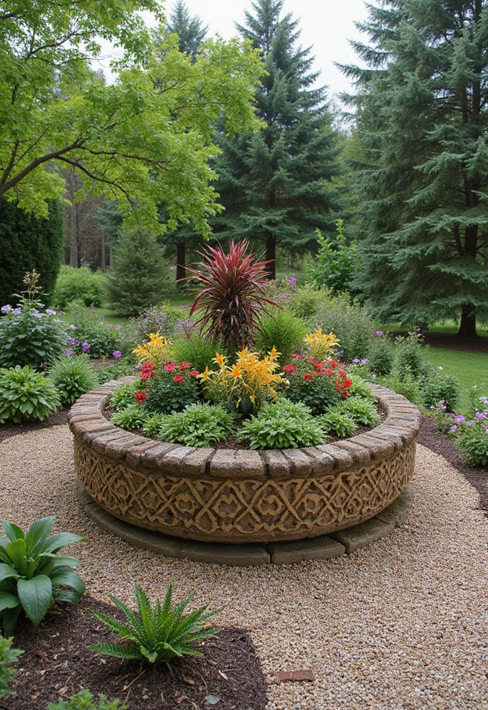 30 Raised Garden Beds Ideas Layout to Maximize Your Space - 15. Decorative Raised Beds