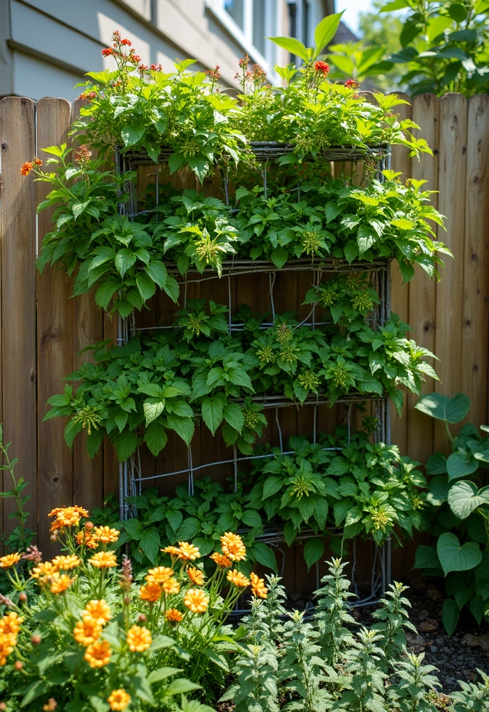 30 Raised Garden Beds Ideas Layout to Maximize Your Space - 20. Vertical Trellis Gardens
