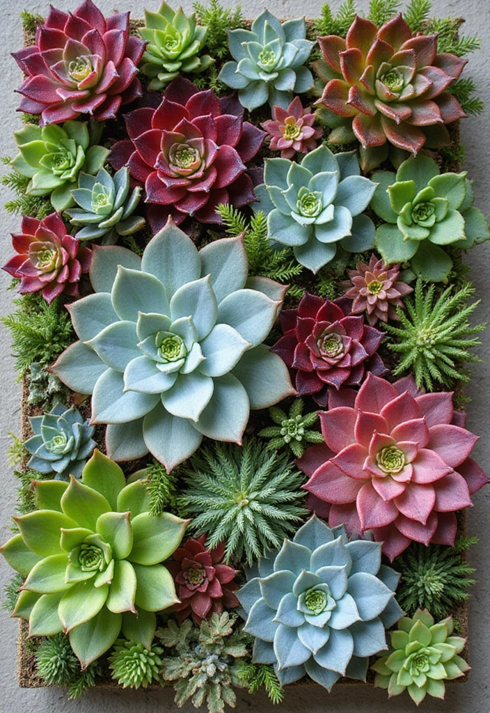 30 Raised Garden Beds Ideas Layout to Maximize Your Space - 22. Vertical Succulent Gardens