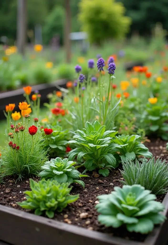 30 Raised Garden Beds Ideas Layout to Maximize Your Space - 30. Seasonal Raised Garden Displays