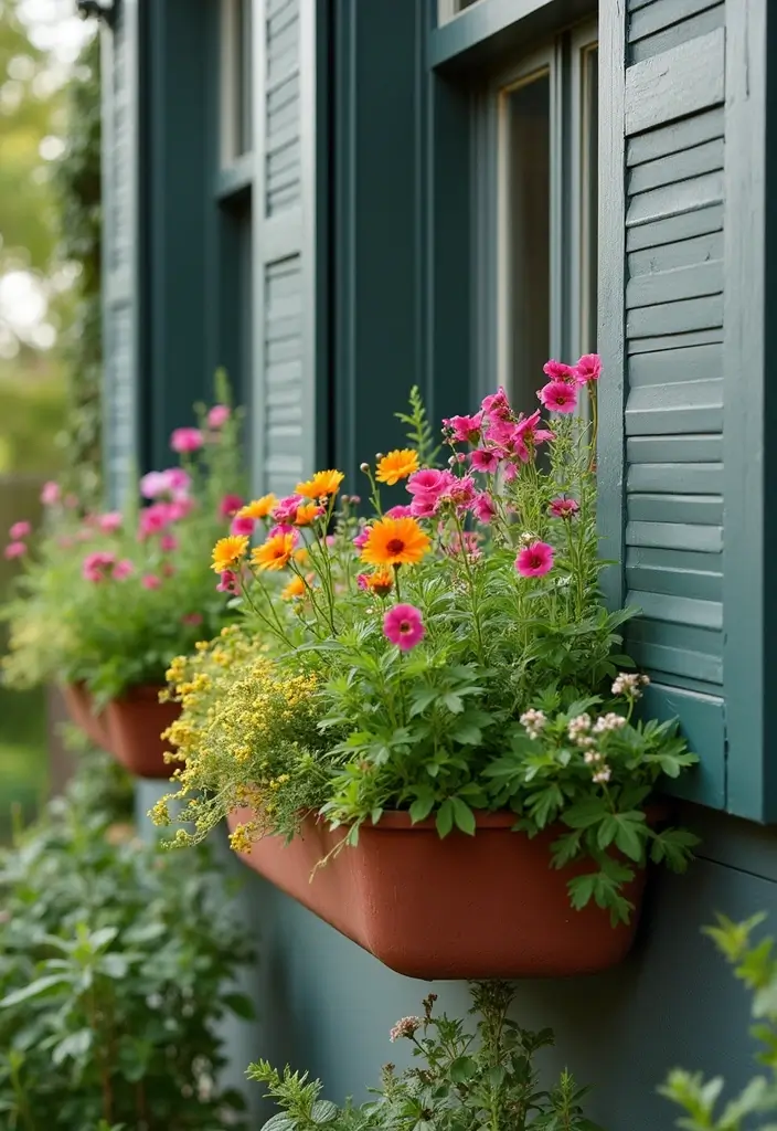 30 Raised Garden Beds Ideas Layout to Maximize Your Space - 6. Window Boxes
