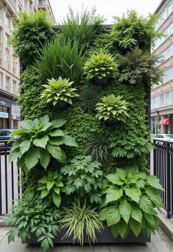 30 Raised Garden Beds Ideas Layout to Maximize Your Space - 8. Green Wall Planters