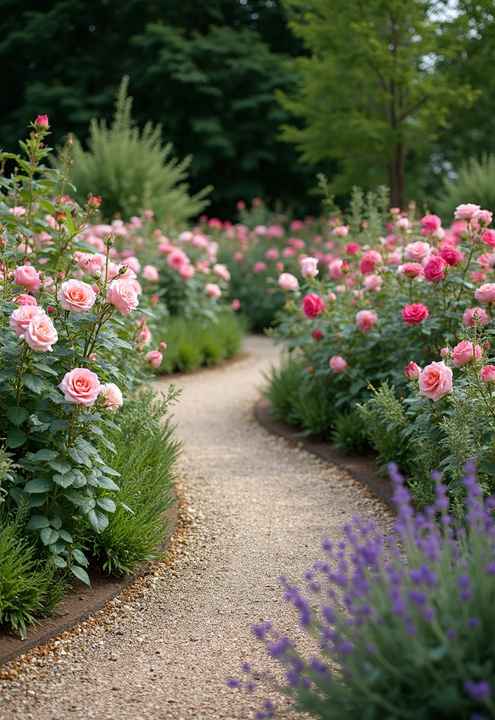 30 Rose Garden Design Layout Flower Beds for a Romantic Look - 1. The Classic English Rose Bed