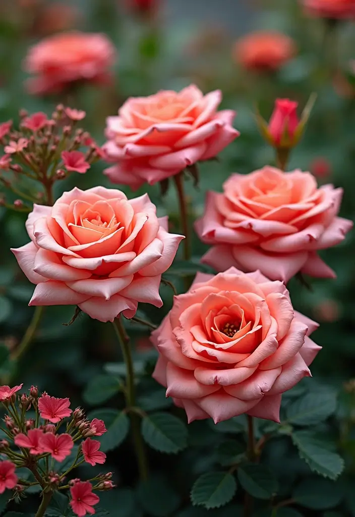 30 Rose Garden Design Layout Flower Beds for a Romantic Look - 13. Color-Themed Rose Gardens