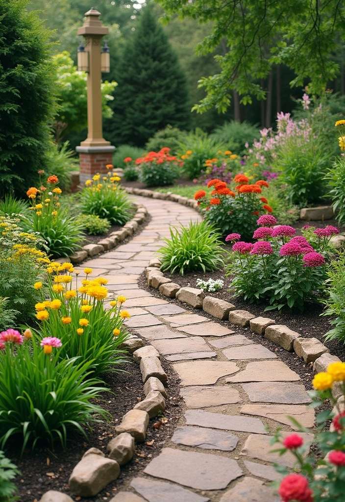 30 Simple Garden Design Ideas to Create a Calm and Beautiful Green Space - 23. Unique Garden Borders
