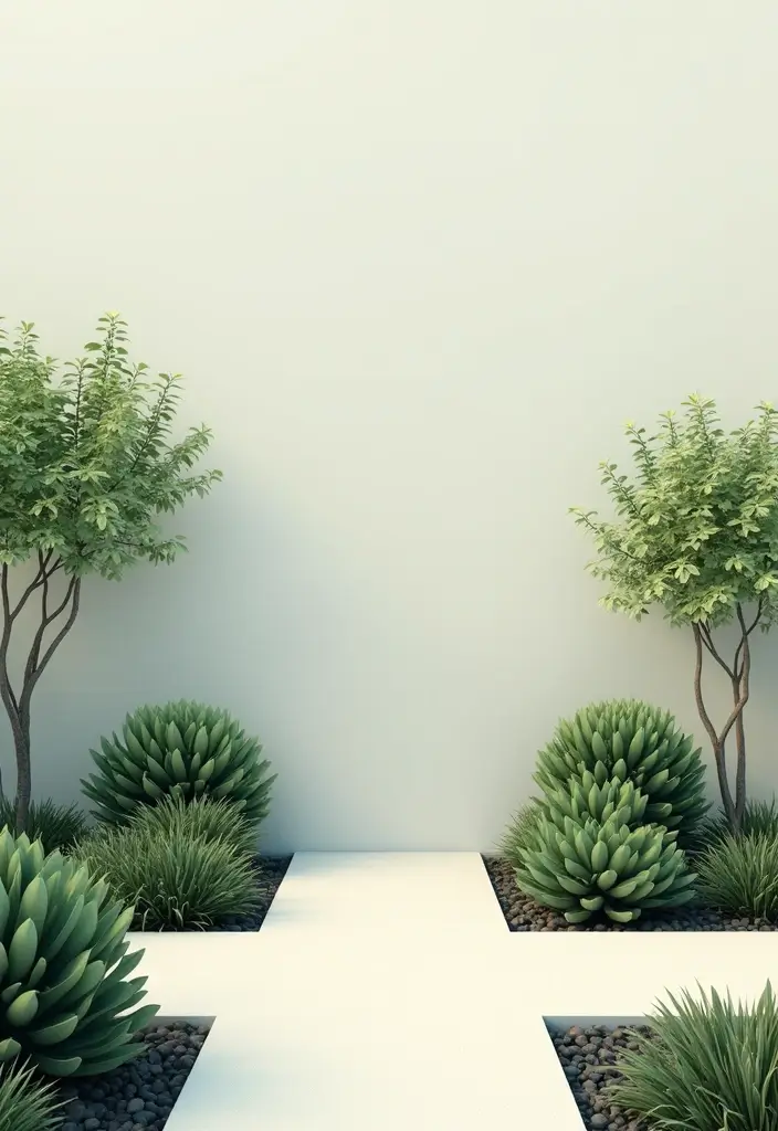 30 Simple Garden Design Ideas to Create a Calm and Beautiful Green Space - 24. Minimalist Garden Design