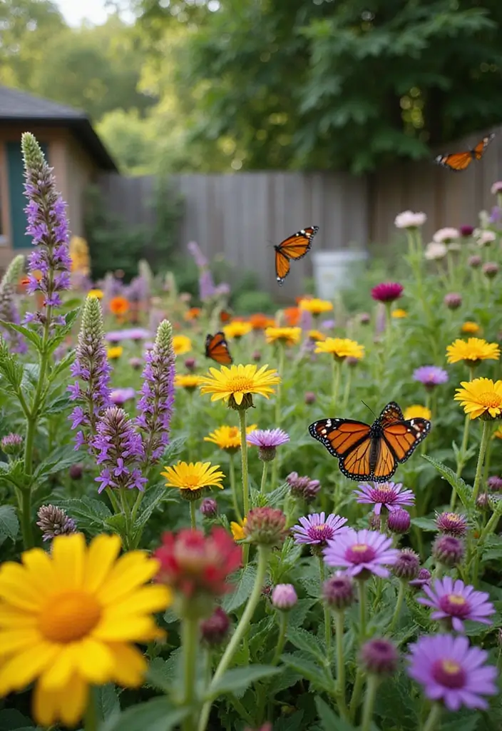 30 Small Backyard Ideas on a Budget DIY - Transform Your Outdoor Space for Under $100 - 12. Create a Butterfly Garden