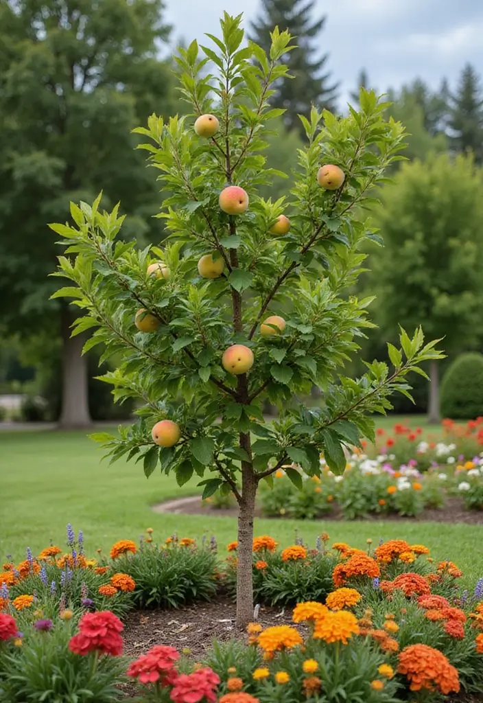 30 Small Backyard Ideas on a Budget DIY - Transform Your Outdoor Space for Under $100 - 24. Small Peach or Fruit Tree