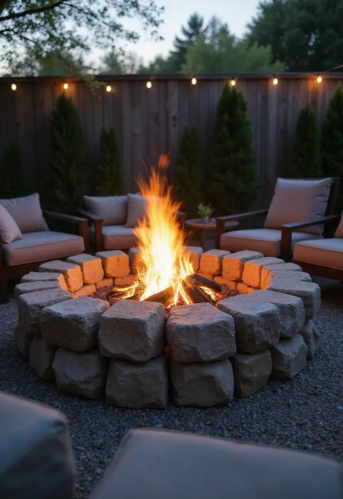 30 Small Backyard Ideas on a Budget DIY - Transform Your Outdoor Space for Under $100 - 6. DIY Fire Pit