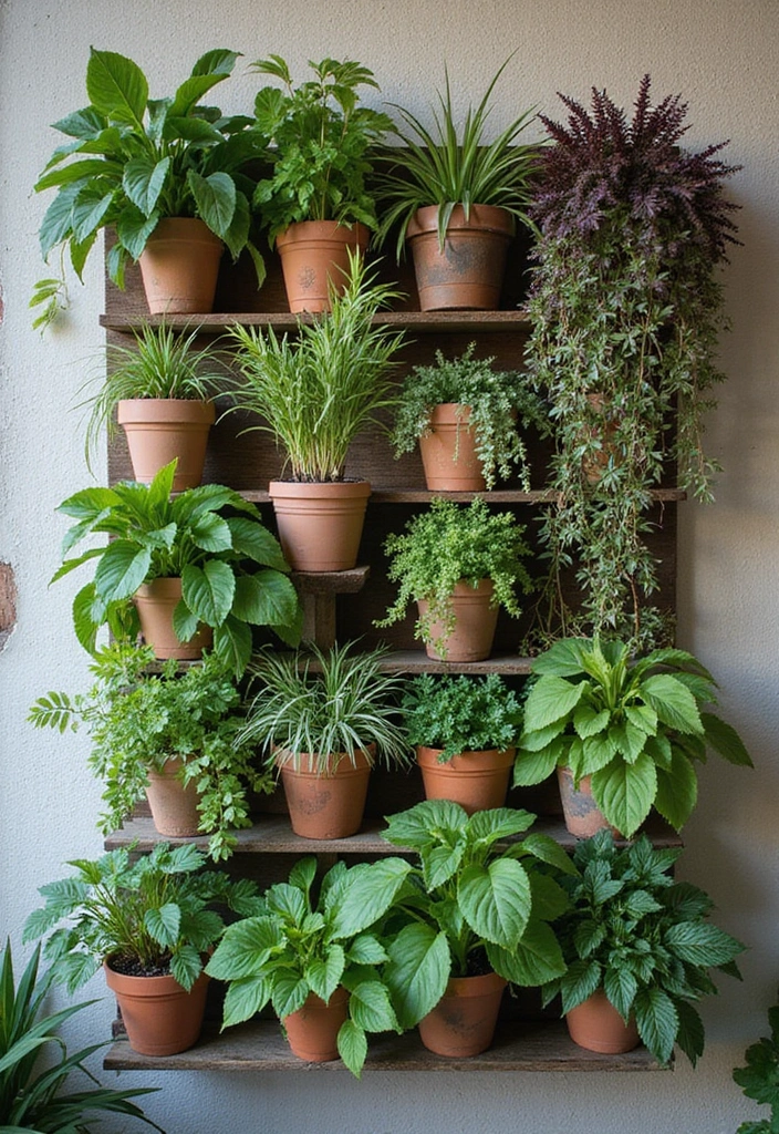 30 Small Garden Design Ideas Layout for Every Type of Yard - 5. Hanging Gardens