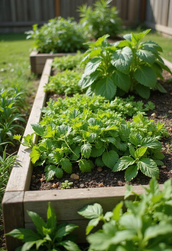 19 Efficient Raised Garden Beds Layout Inspirations for Vertical Gardening - 17. Kitchen Garden Beds