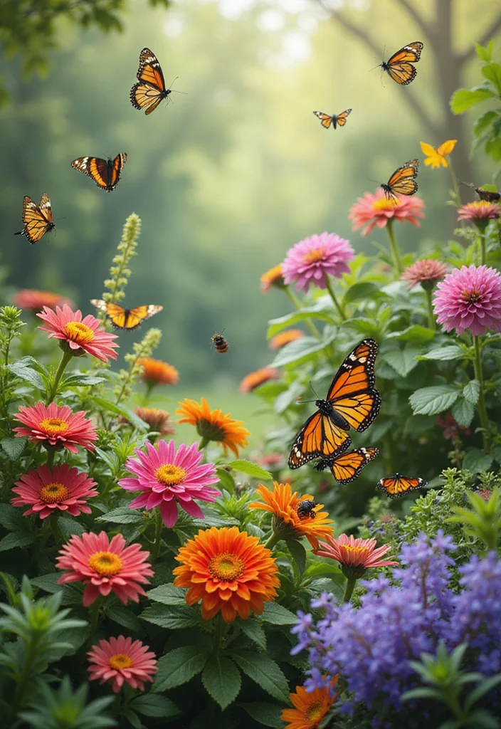 Adorable Home Garden Ideas Game: A Cute Guide with 17 Playful Creative Inspirations - 16. Butterfly and Pollinator Gardens