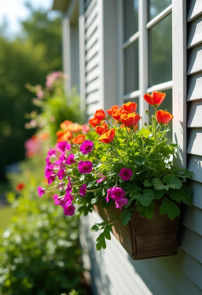 Adorable Home Garden Ideas Game: A Cute Guide with 17 Playful Creative Inspirations - 9. Charming Window Box Gardens